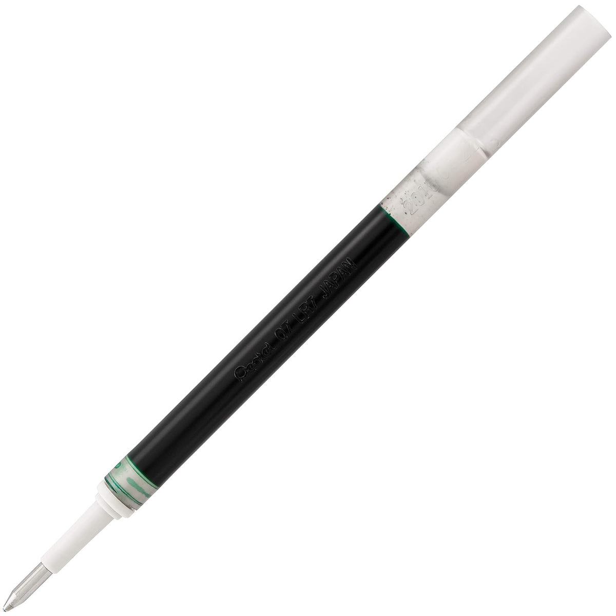 Pentel Energel Recargas estándar, 7 mm, Verde, Paquete de 12