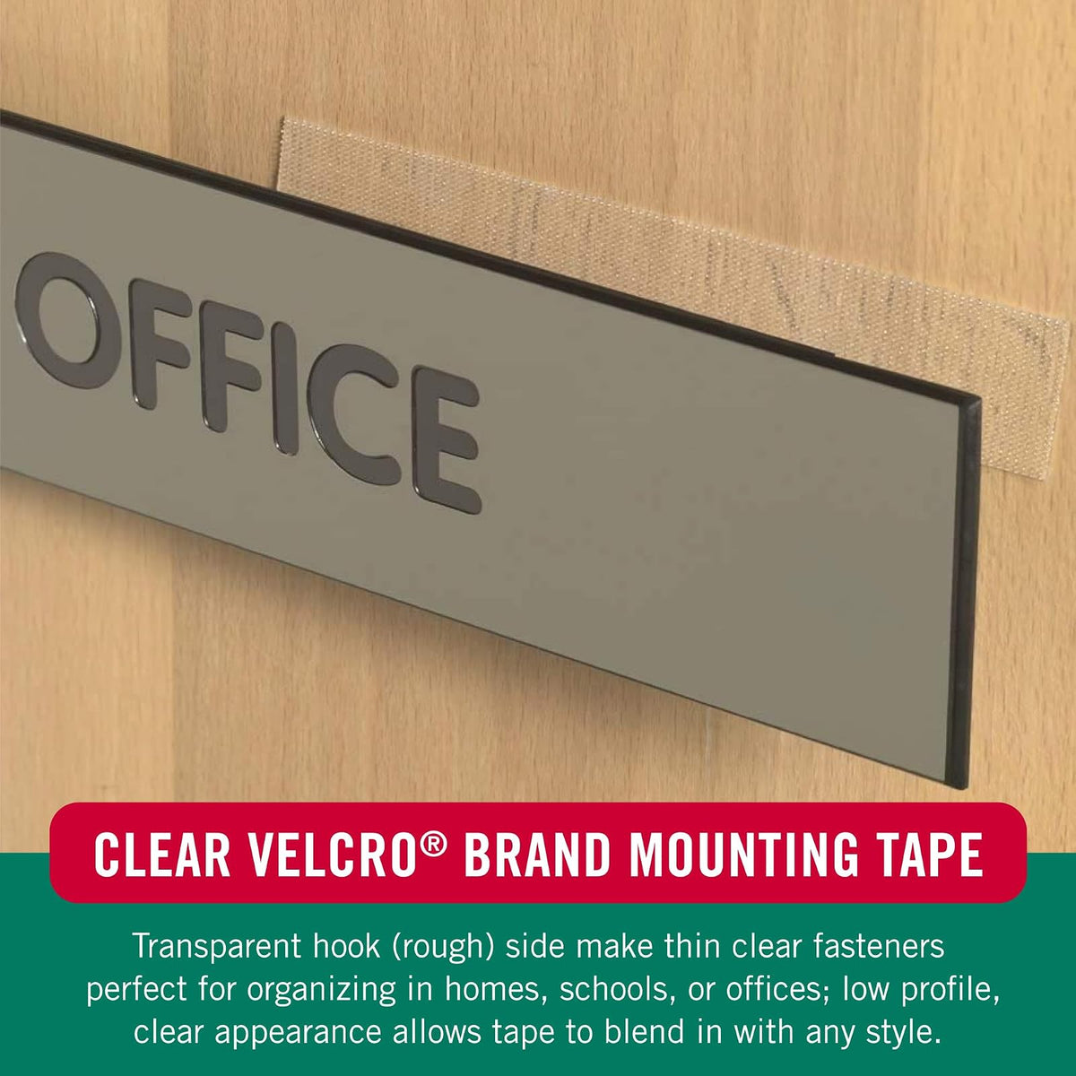Velcro Brand 91325 Tiras de Velcro con la Parte de Atrás Adhesiva