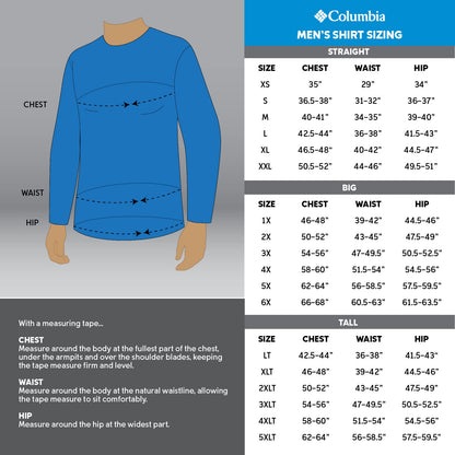 Columbia PFG Backwater - Camisa de Manga Larga para Hombre
