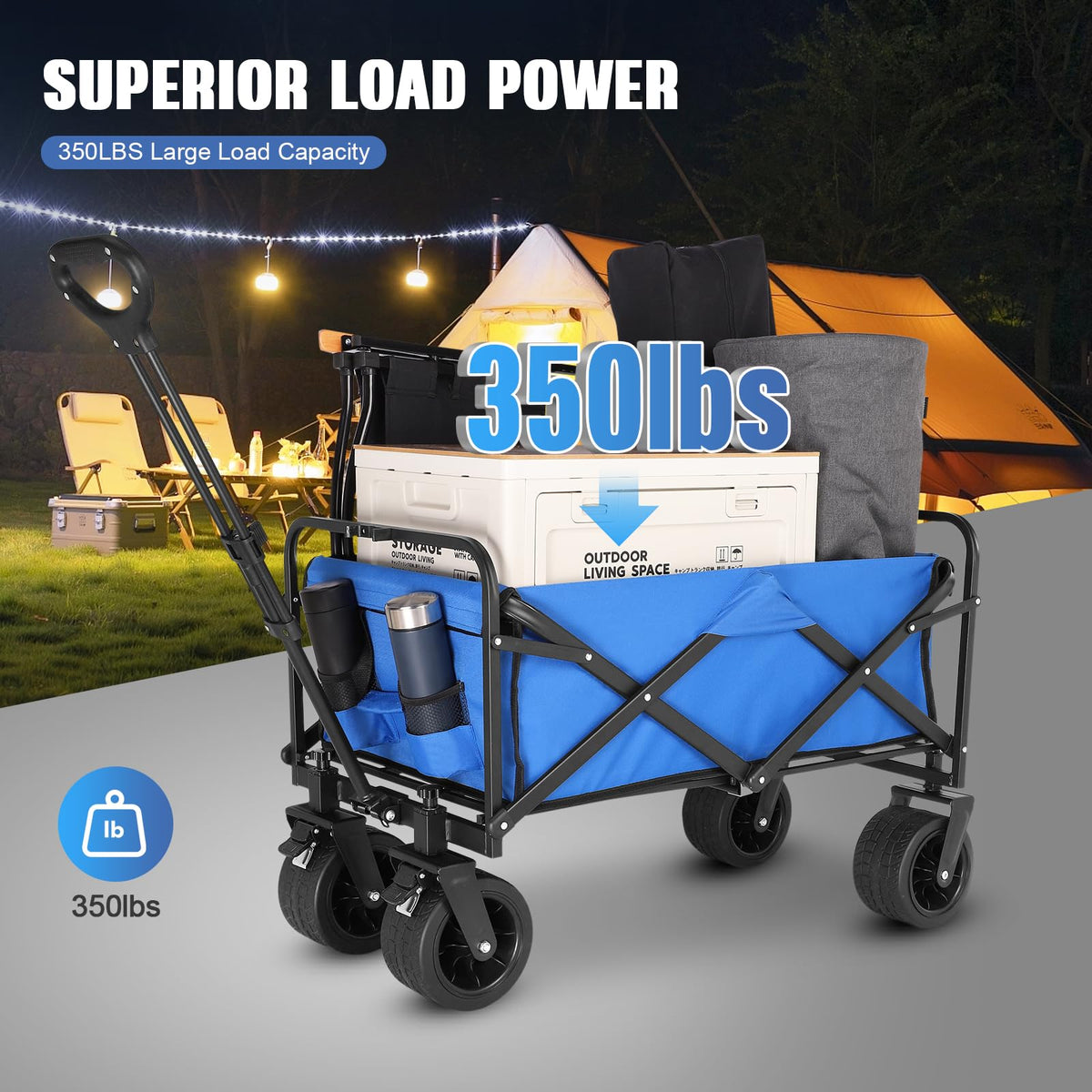EVLIQUIL Flodable Beach Wagons