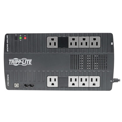 Tripp Lite AVR700U UPS/No Break Serie AVR de 700VA 350W 120V Interactive Ultracompacto con USB RJ11, 8 Contactos
