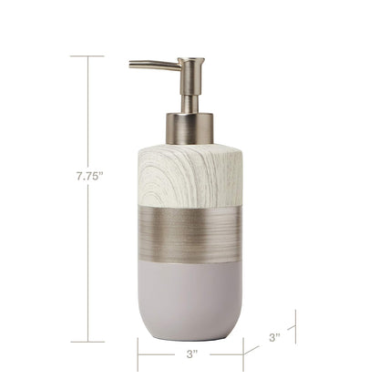 SKL Home by Saturday Knight Ltd.., Dispensador de loción/jabón, Crema, Lotion Dispenser, 1