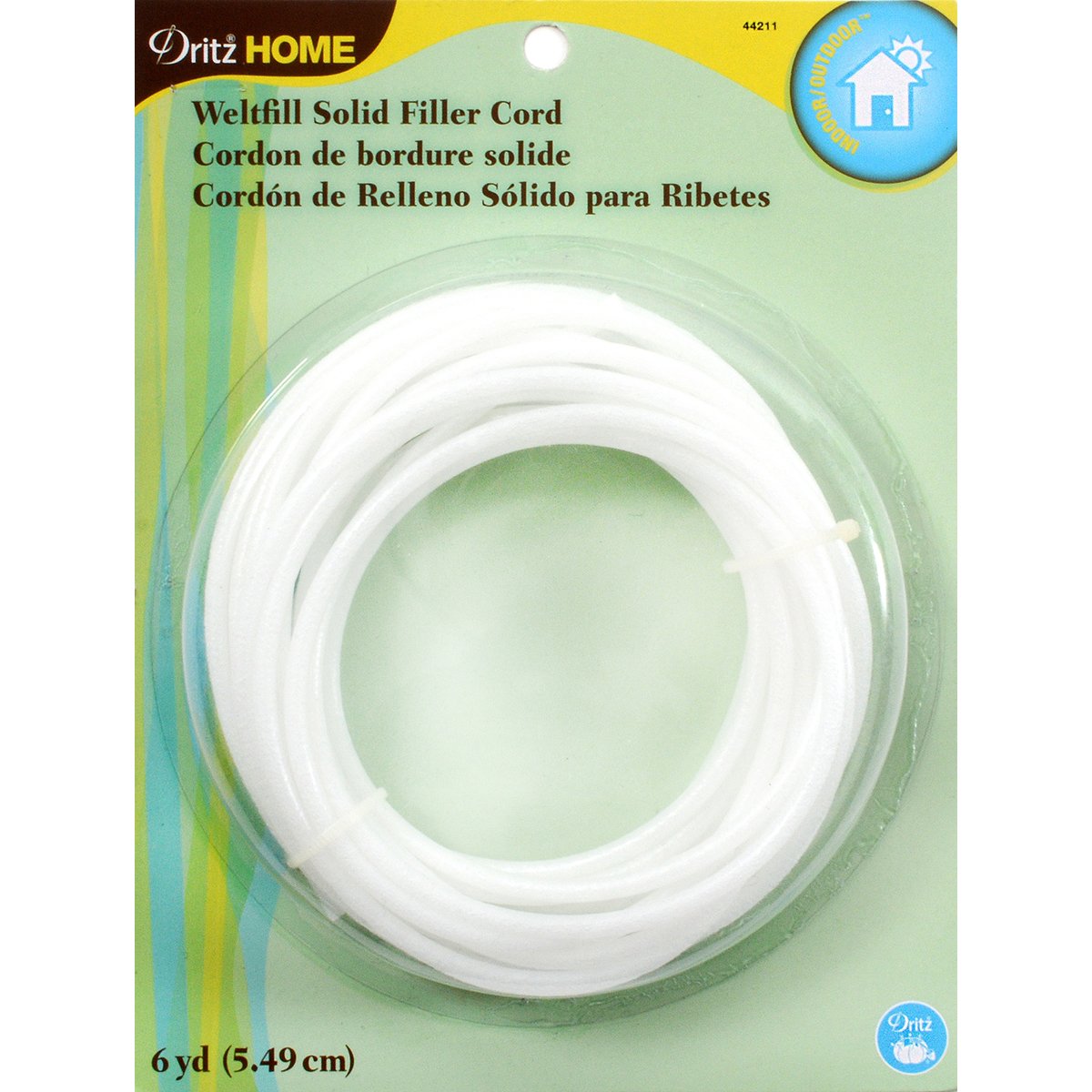 Dritz 44211 Home Weltfill Cable de Relleno sólido, 5/32 Pulgadas x 6 Yardas