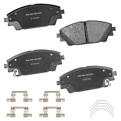 Bendix Premium SBC2275 Pastillas de freno delanteras de cerámica para Mazda 3 seleccionados 2014-2018, 3 Sport 2014-2018, CX-3 2016-2022, CX-30 2020-2025 (excepto modelos de construcción mexicana)