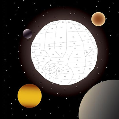 Paint by Sticker Kids: Outer Space: Create 10 Pictures One Sticker at a Time! Includes Glow-In-The-Dark Stickers