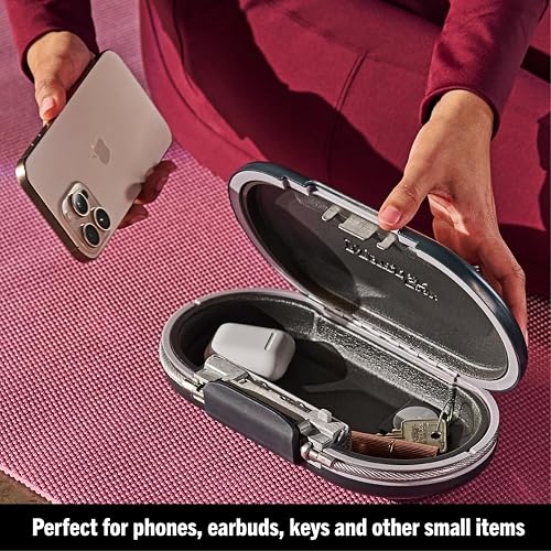 Master Lock 5900D Caja de Seguridad Portátil | 2-0.25 pulgadas de alto x 9-17/32 pulgadas de ancho x 4-0.9 pulgadas de profundidad, portátil seguro