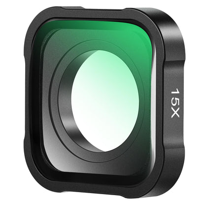 Neewer Lente Anamórfica 1.2X para GoPro Hero 12, 11, 10 y 9 - 15X Macro Lens