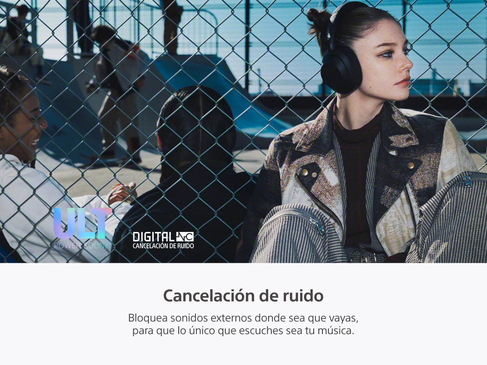 Sony Audífonos Inalámbricos ULT Wear con Bajos Potentes y Cancelación de Ruido - Negro
