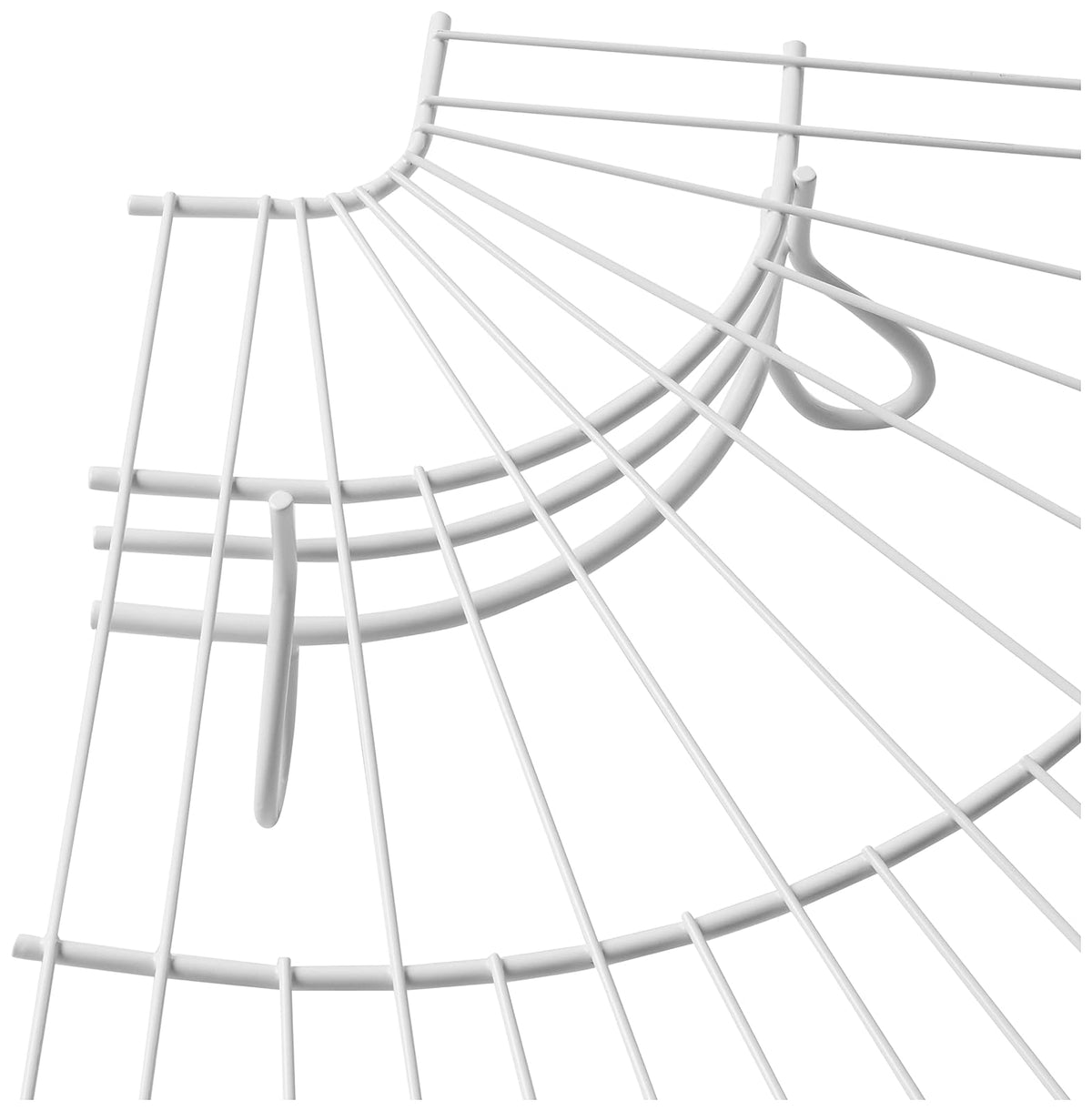 Rubbermaid FreeSlide estantería de Alambre de Esquina, Color Blanco, 16-Inch (fg3g4000wht)