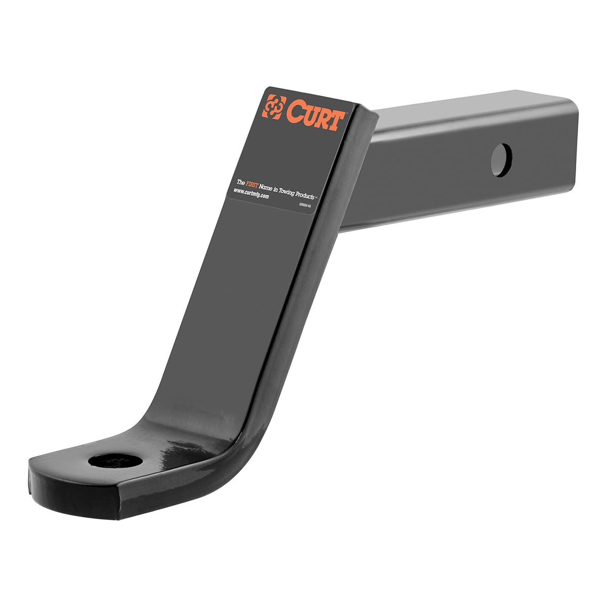 CURT 45070 Soporte de Bola Clase 3, Receptor 2", Caída 6", 3.2 kg, Negro