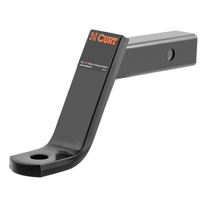 CURT 45070 Soporte de Bola Clase 3, Receptor 2", Caída 6", 3.2 kg, Negro