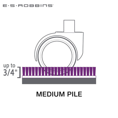 ES Robbins Everlife Alfombra de Pelo Mediano, 152 x 182 cm, Rectangular, Transparente
