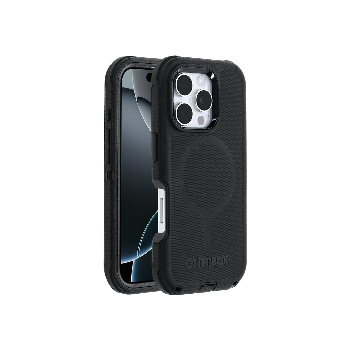 OtterBox Funda de Teléfono Negro Impermeable Silicona iPhone 16 Pro 4.7 Pulgadas