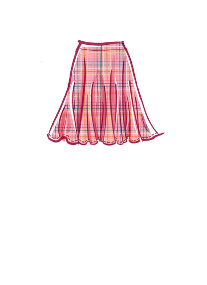 McCall's Kit de patrones de costura para falda/pantalones, Y (XS-M), multicolor, 2 piezas