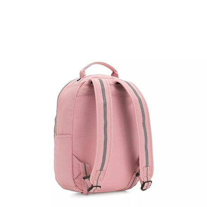 Kipling Seoul - Mochila pequeña para mujer, duradera, correas acolchadas para los hombros con funda para tablet