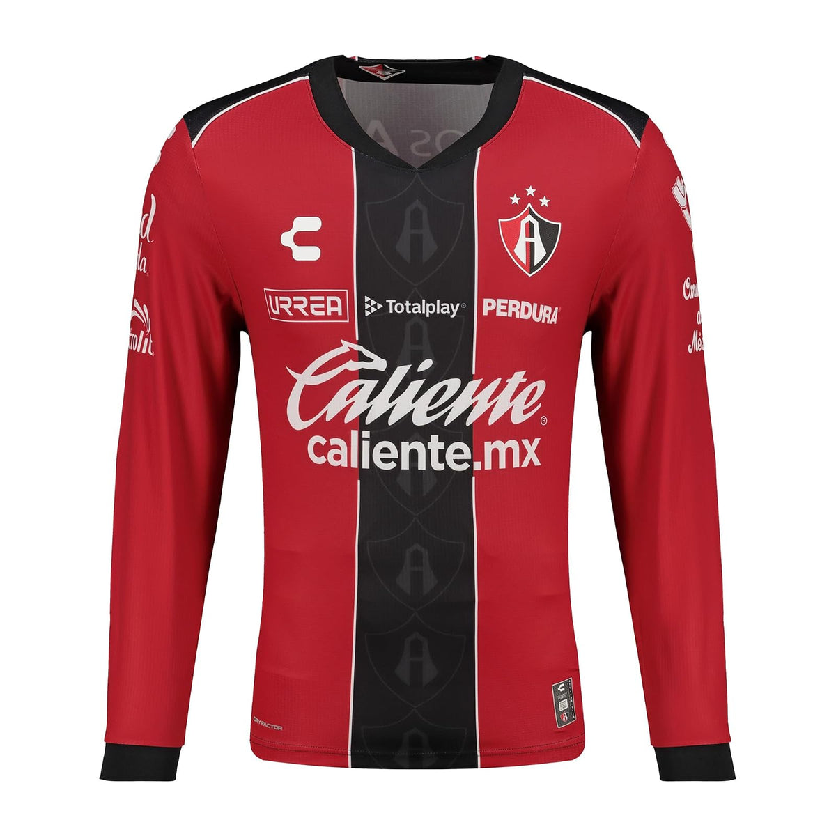Charly Jersey Local Manga Larga para Hombre - CH - ROJ - NG