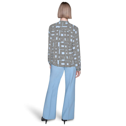 Karl Lagerfeld - Blusa de Manga Larga para Mujer