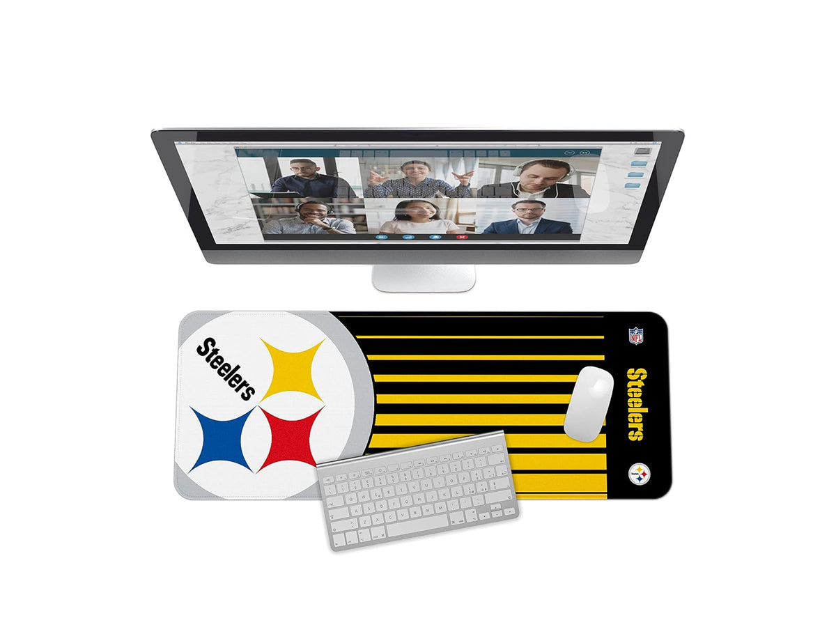 Soar NFL Almohadilla de Escritorio, Producto Oficial (Varios Equipos) - PITTSBURGH STEELERS - AMARILLO
