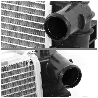 DNA Motoring DPI 2789 Radiador de núcleo de aluminio de 1 fila compatible con Mustang AT&MT, CU2789 8012789 4R338005CE 4R3Z8005CA 9R3Z8005B BR3Z8005A, OEM-RA-2789