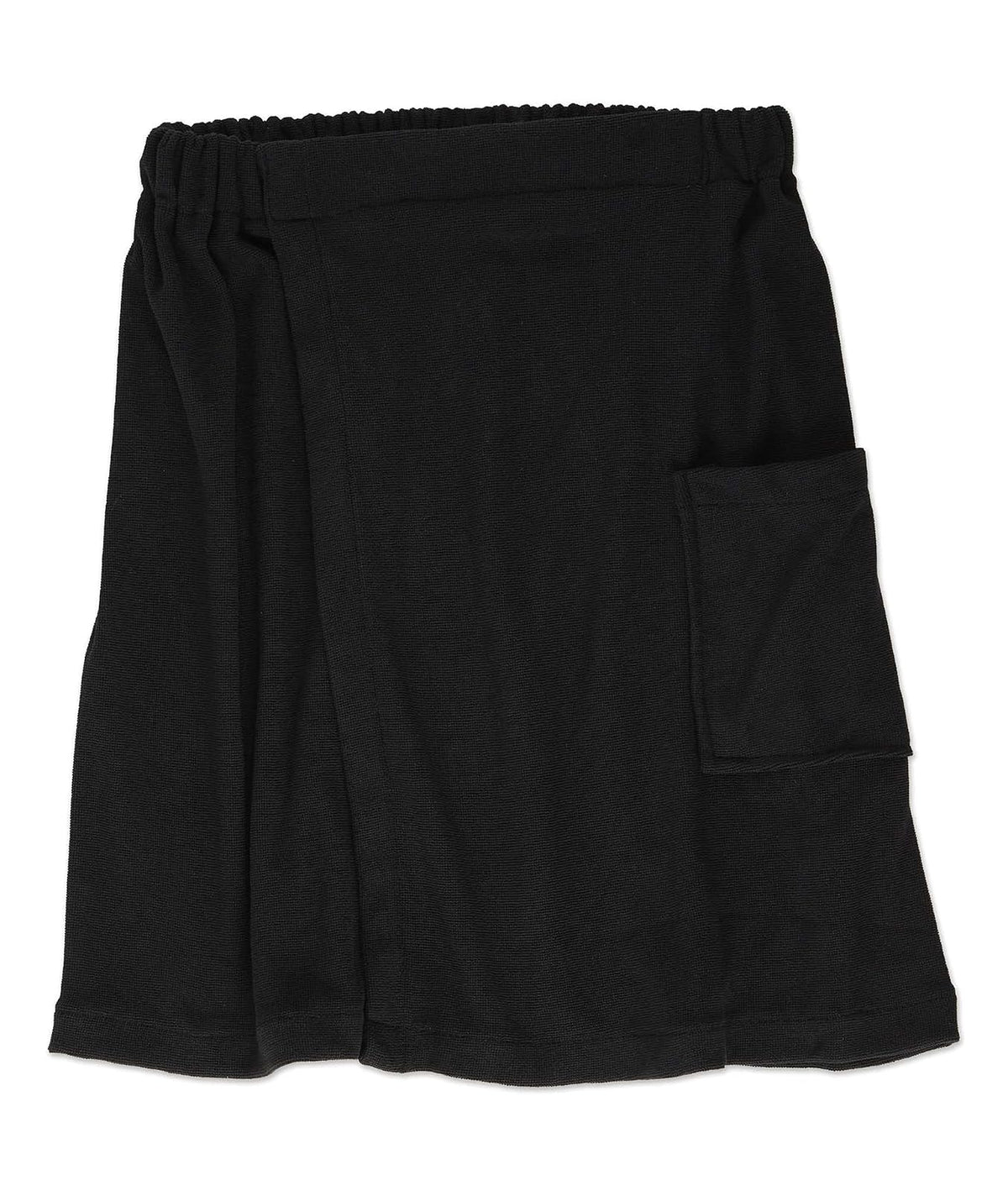 DII - Colección de Envoltura de Ducha de Rizo para Hombre, Cierre Ajustable y Bolsillo, 54 x 20 Pulgadas, Color Negro