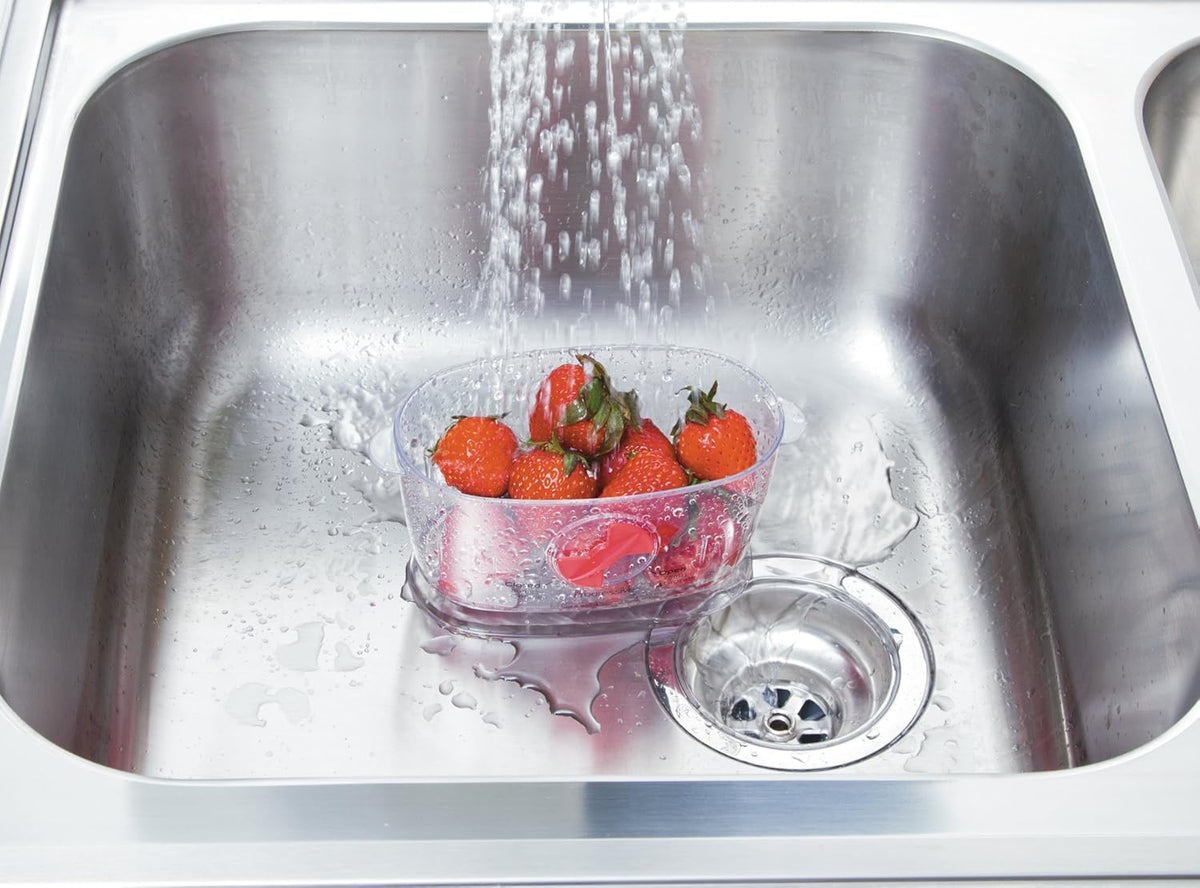 Progressive Recipiente para fruta fresca, vegetales, bayas y lechuga, Berry Keeper, Rojo, 2 Tazas, 1