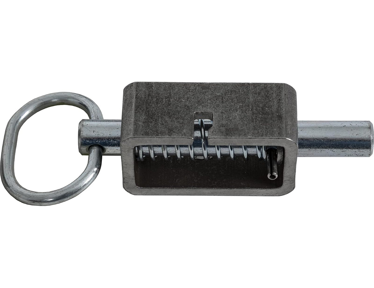 Buyers Products B2598LP - Conjunto de pestillo de resorte de 5/8 pulgadas con tubo liso y émbolo extendido de 1.3 pulgadas, pasador tratado térmicamente, pestillo de puerta utilitaria, pestillo de remolque