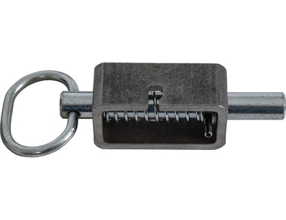 Buyers Products B2598LP - Conjunto de pestillo de resorte de 5/8 pulgadas con tubo liso y émbolo extendido de 1.3 pulgadas, pasador tratado térmicamente, pestillo de puerta utilitaria, pestillo de remolque