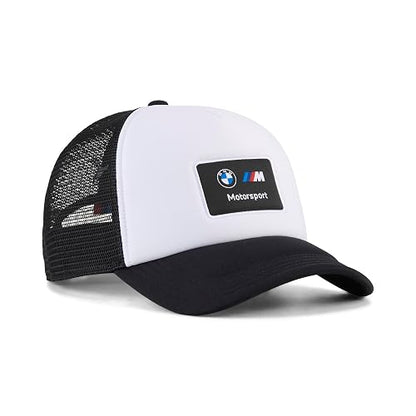 Puma BMW MMS Trucker Cap Gorra Adultos Unisex - INT - Blanco
