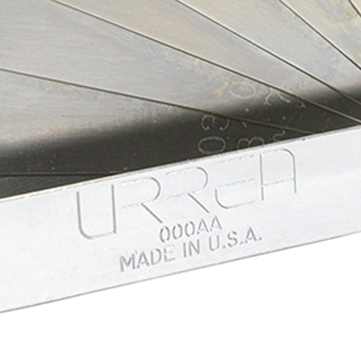 Urrea 000AA Calibrador en pulgadas 25 hojas