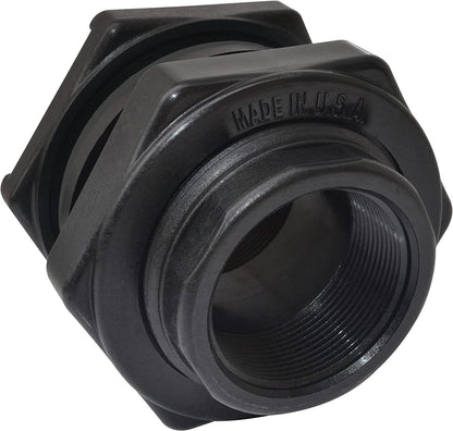 Little Giant AD-BH-2 Bulkhead Fitting for Pond, 2-Inch