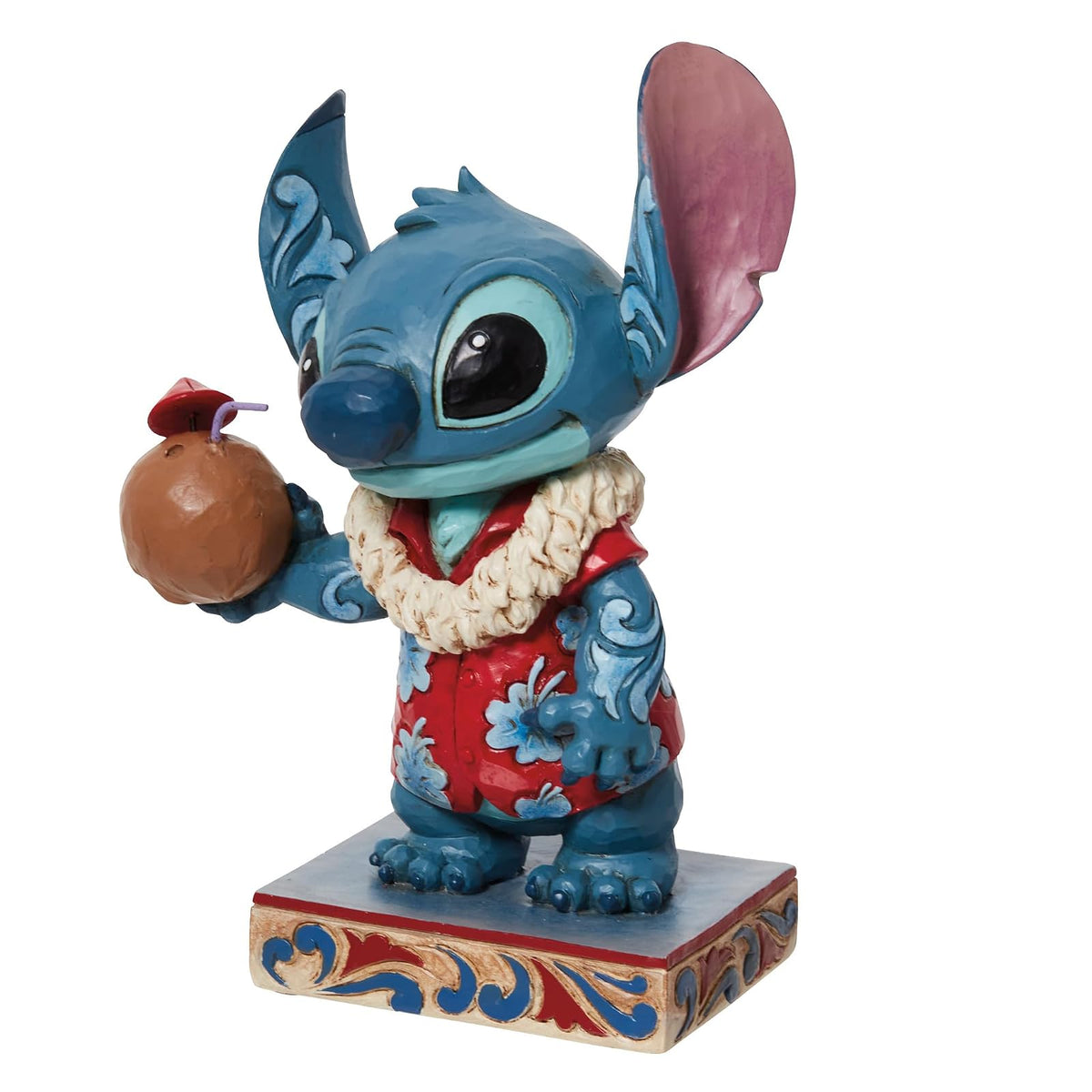 Enesco Jim Shore Disney Traditions Stitch - Figura Hawaiana de 5 Pulgadas