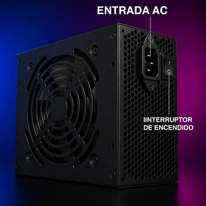 Fuente de Poder 500W No Modular para Equipos ATX Stylos Tech