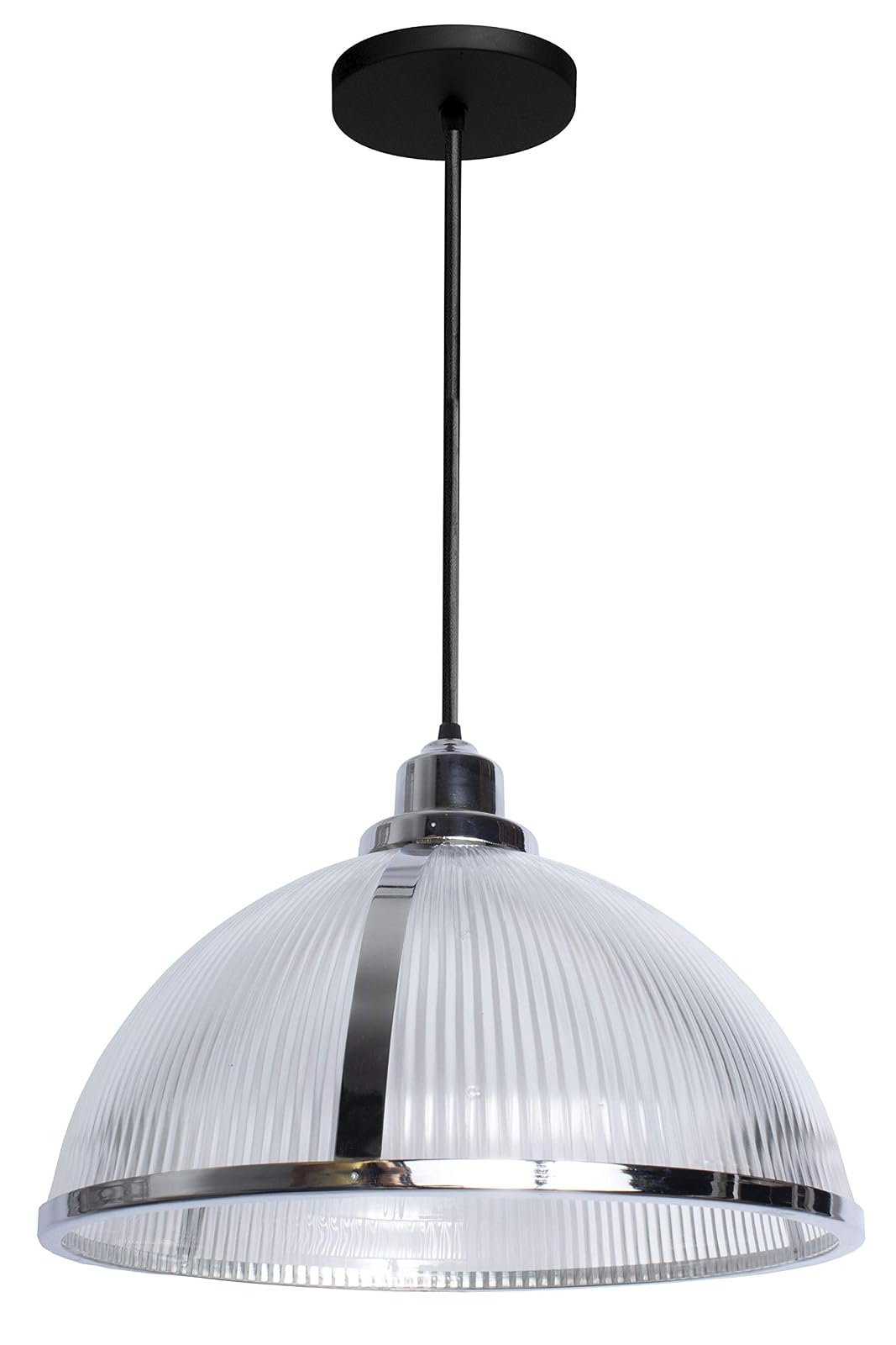 MAXXI MX-CL5106/CR Candil de Vidrio Prismático con Soporte, color Cromo