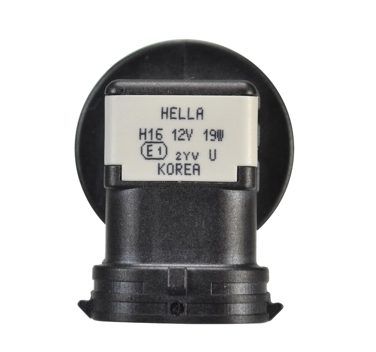 Hella Foco Standard H16 Halógeno con Cristal de Cuarzo y Terminal de Acero Inoxidable, 19 W