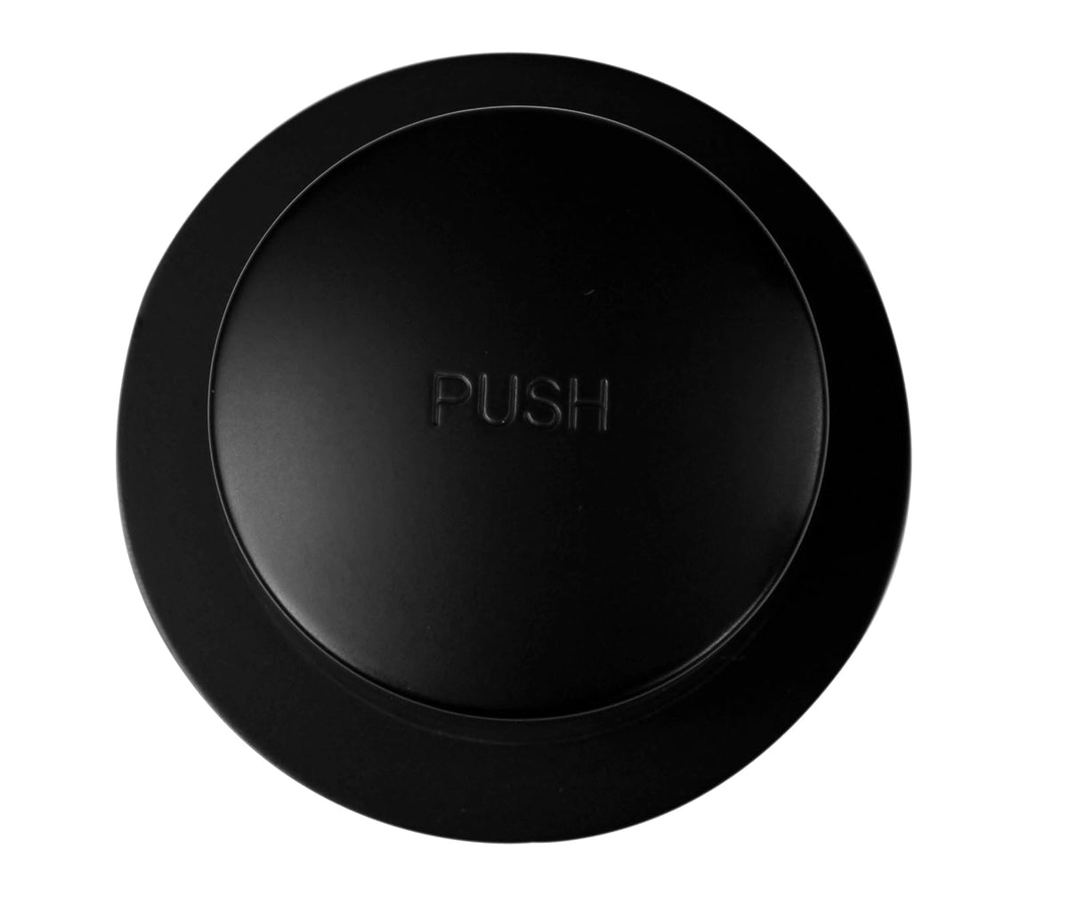 Westbrass Punta de punta Sch. 40 residuos de baño de PVC con codo de un solo agujero, negro mate, D49321-62