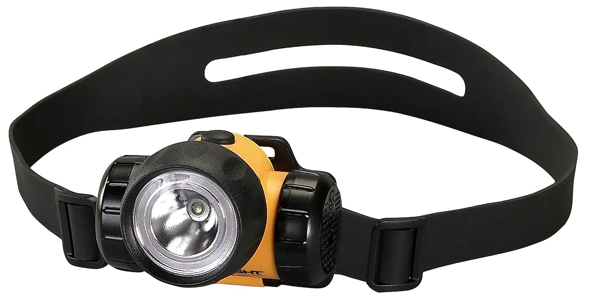 Streamlight 61200 3AA HAZ-LO Headlamp, Yellow - 120 Lumens