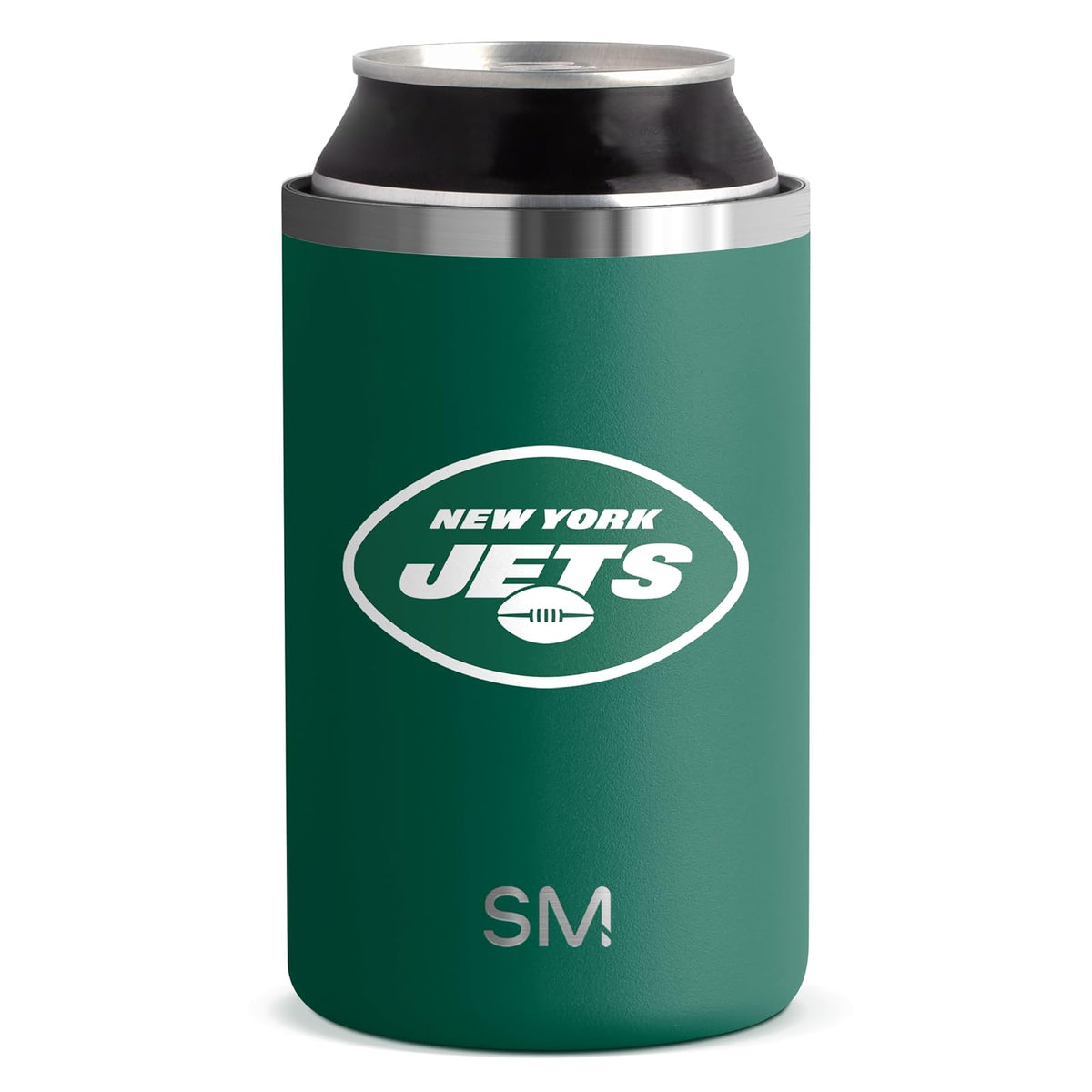 Simple Modern Regalos oficiales de la NFL New York Jets para hombres, mujeres, padres, día del padre | Enfriador de latas aislado Ranger para latas estándar de 12 onzas, cerveza, seltzer y refrescos