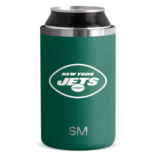 Simple Modern Regalos oficiales de la NFL New York Jets para hombres, mujeres, padres, día del padre | Enfriador de latas aislado Ranger para latas estándar de 12 onzas, cerveza, seltzer y refrescos