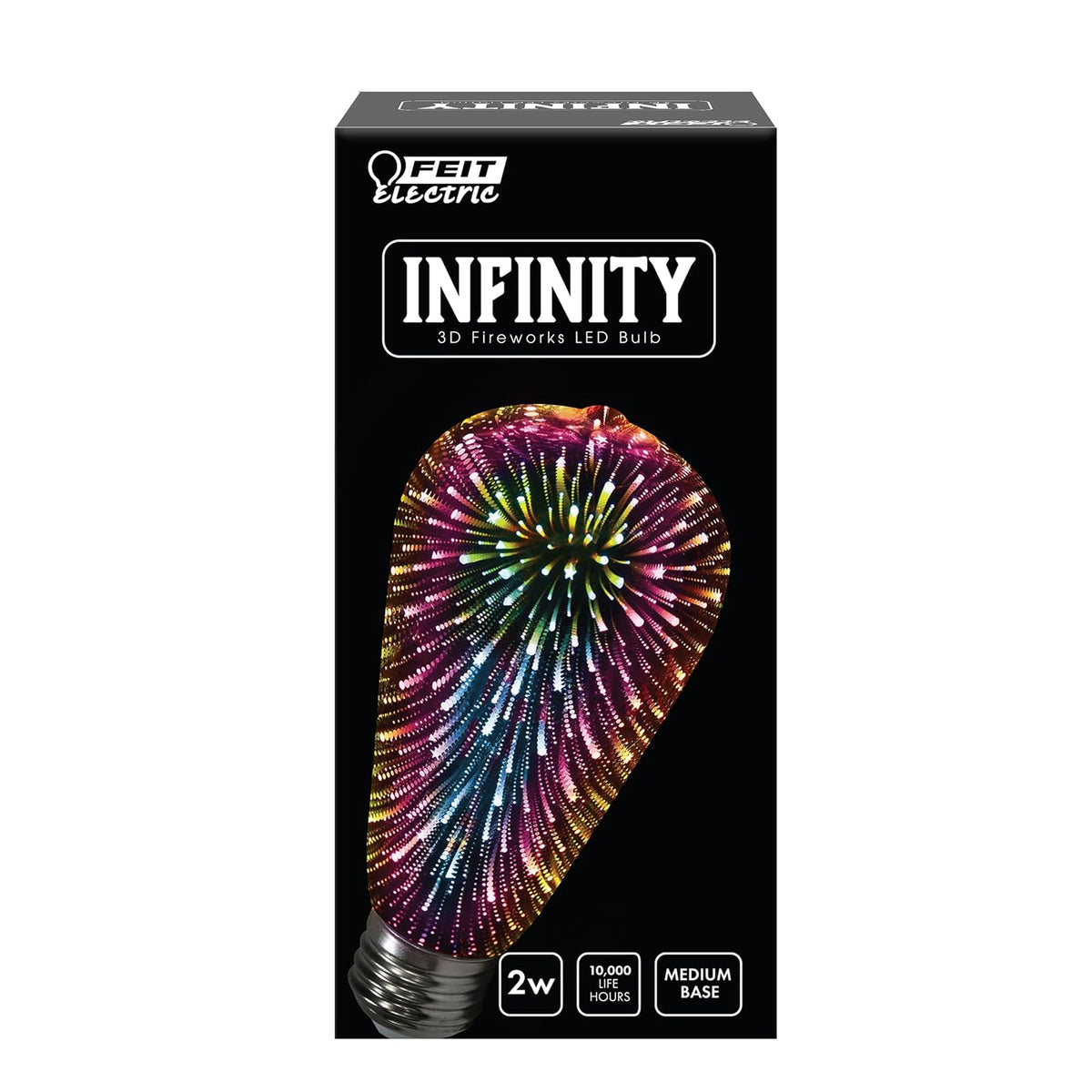 Feit Electric LED ST19 Infinity 3D Fireworks Effect Bulb ST19/PRISM/LED