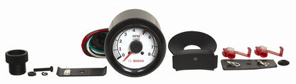 Bosch SP0F000022 Sport II 2-5/8" Tachometer (White Dial Face, Black Bezel)