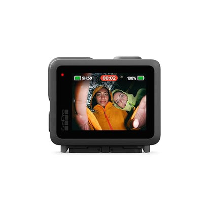 GoPro Lit Hero - Cámara de acción Ligera, compacta, Impermeable con luz integrada, Video 4K60 Ultra HD, Foto de 12 MP, visualización táctil, estabilización hipersuave