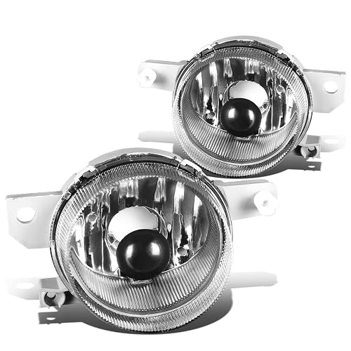 DNA Motoring Luz Antiniebla Delantera del Pasajero FL-ZTL-125-CH para Honda Civic del Sol, Cromado