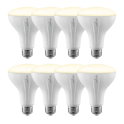 Sengled Foco BR30 blanco suave led inteligente, requiere hub, equivalente a 65 W 2700K, Paquete de 8, Blanco