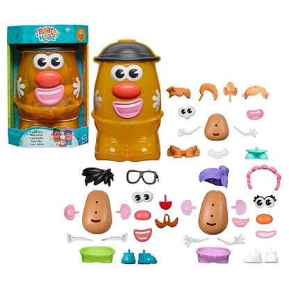 Potato Head Súper Papa, Set de Juguete con 42 Partes y Piezas, Juguetes de Creatividad para niños pequeños, Juguetes preescolares para niños y niñas a Partir de 2 años
