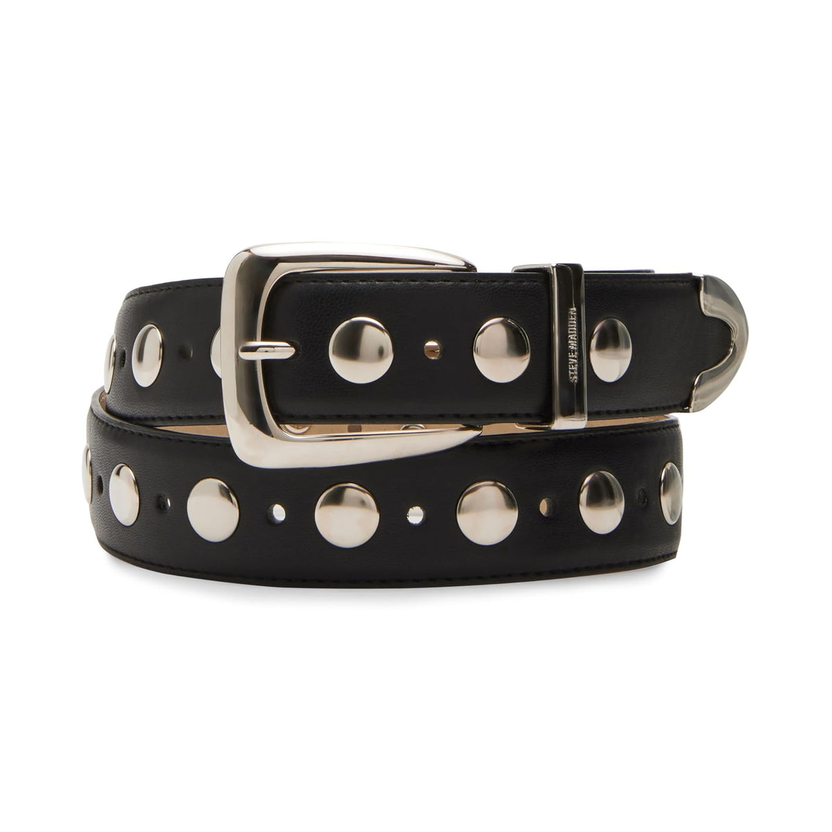 Steve Madden Kingston Cinturón Mujer - Extra Grande - Negro -