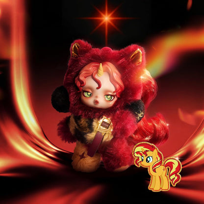 Pop Mart: Labubu Skullpanda x My Little Pony Doll Pendant