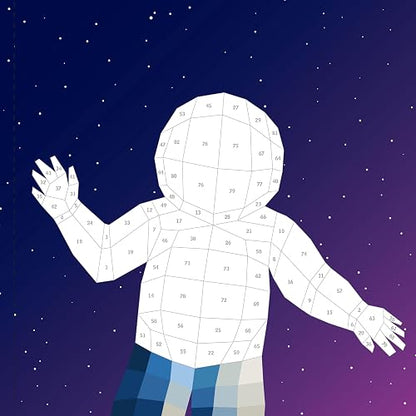 Paint by Sticker Kids: Outer Space: Create 10 Pictures One Sticker at a Time! Includes Glow-In-The-Dark Stickers