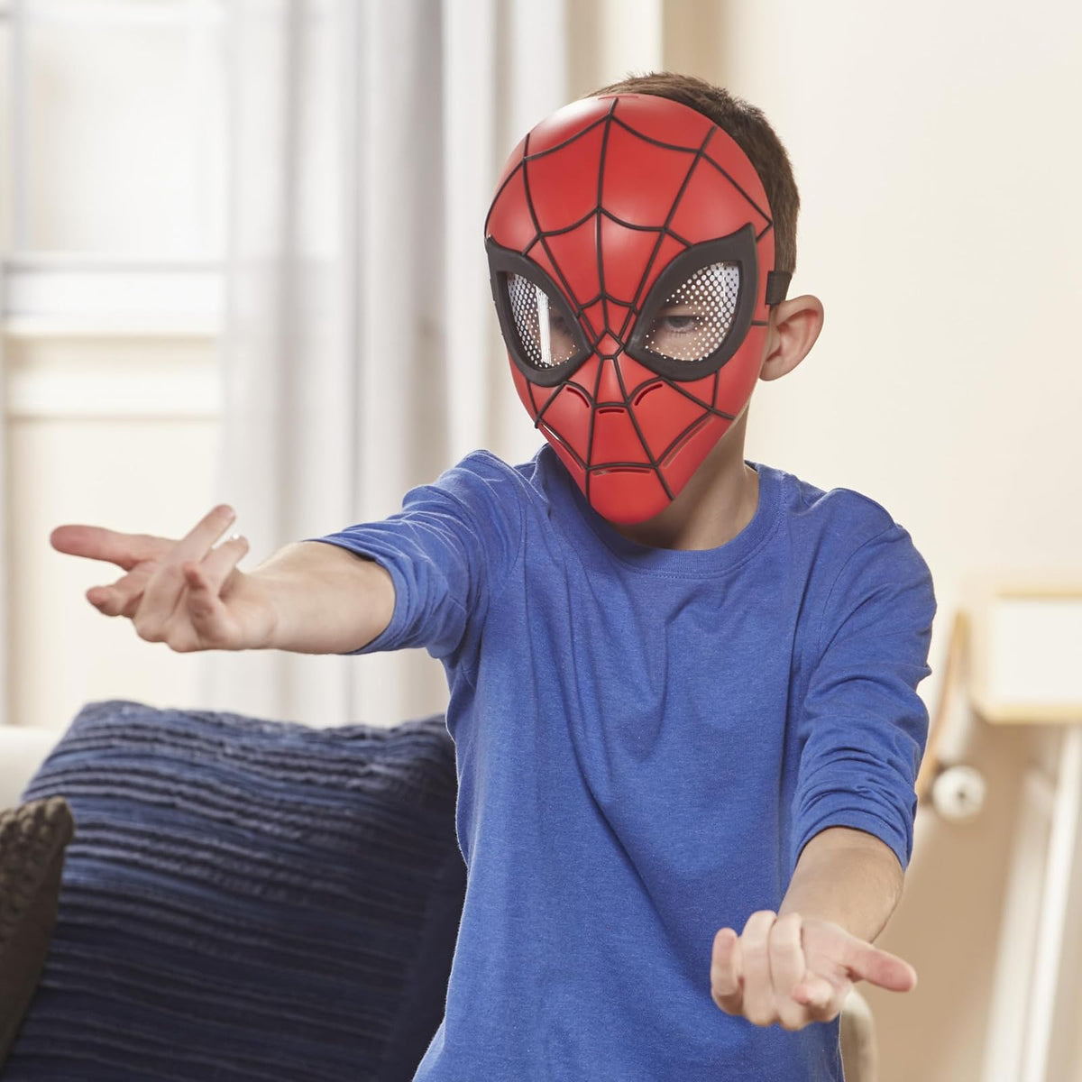 Marvel Spider-Man Máscara Básica de Superhéroe de Juguete para Niños y Niñas a partir de 5 Años