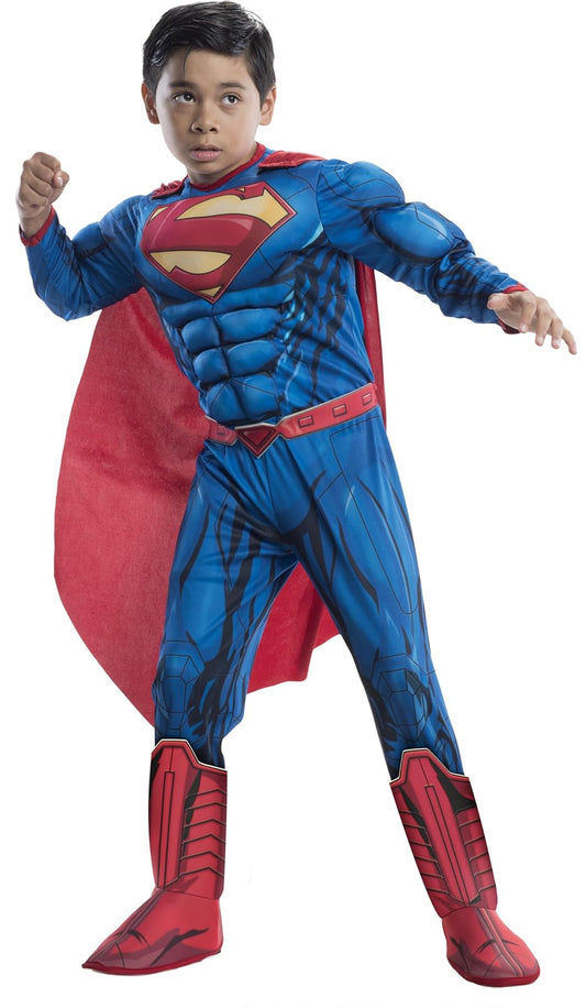 DC Comics Superheroes: Disfraz de Superman para niños por Rubies, talla grande para niño