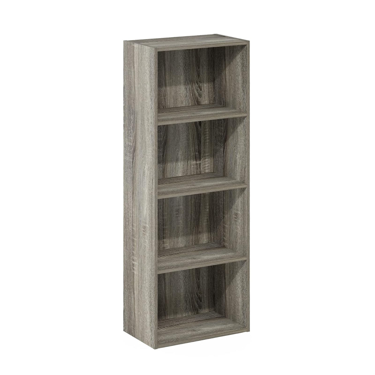 Furinno Luder Librería/Libro/Almacenamiento, 4 Niveles, Roble francés